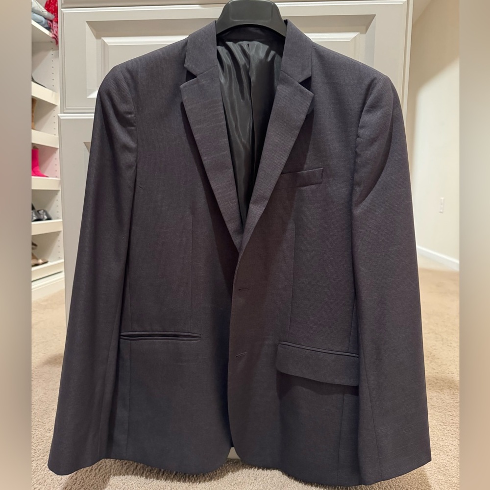 Kenneth Cole Reaction Gray Blazer 42R